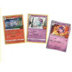 Pokémon Cards set of 3 cards | Polteageist | DRIFBLIM 2023 | Chandelure Hp 150 F